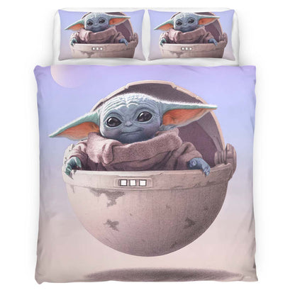 Baby Yoda Grogu Star Wars 11 Duvet Cover
