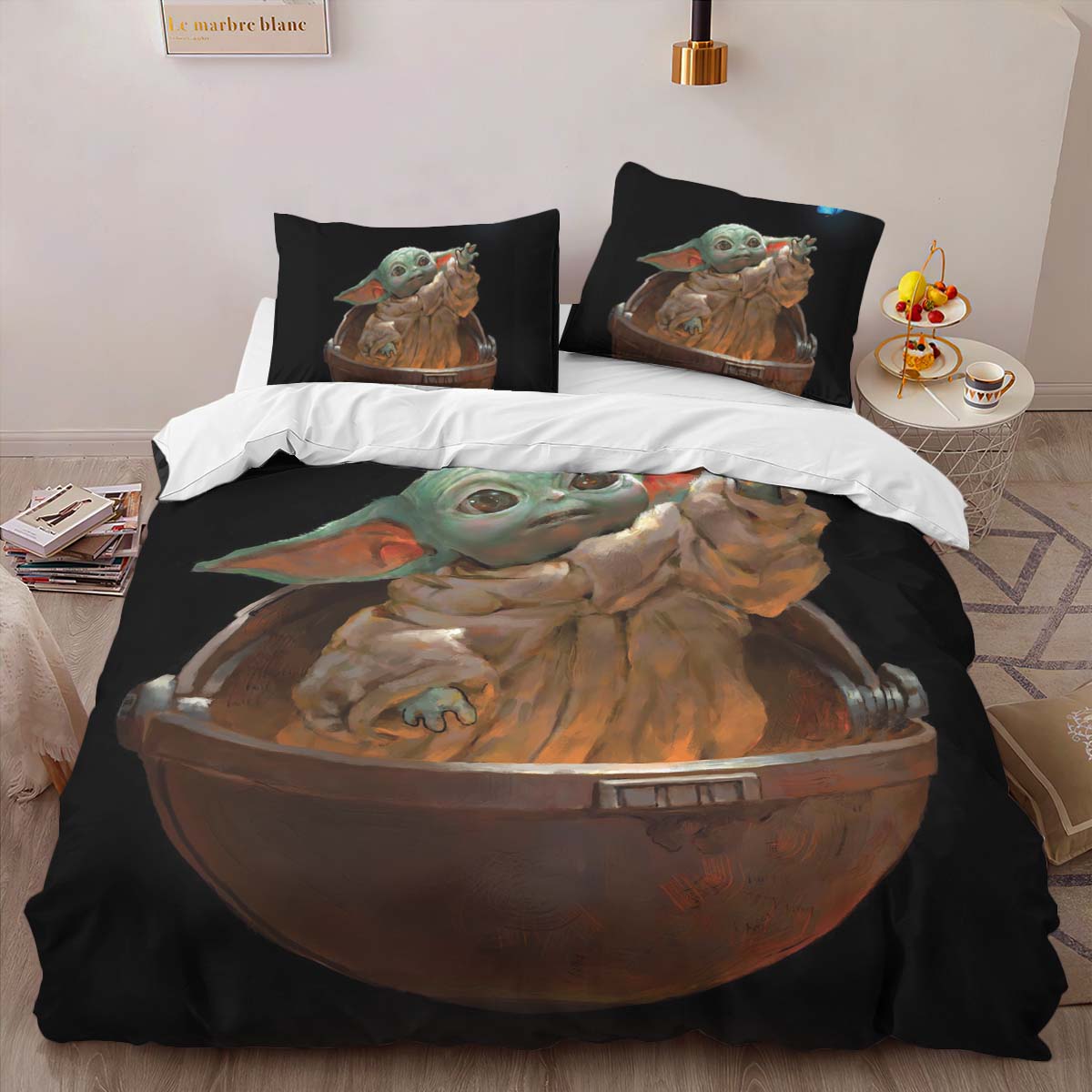 Baby Yoda Grogu Star Wars 13 Duvet Cover 2