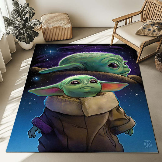Baby Yoda Grogu Star Wars 14 Rug