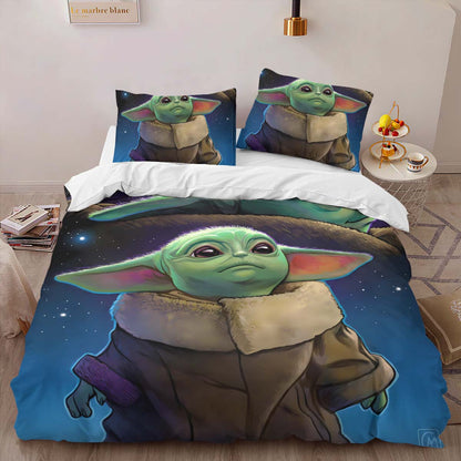 Baby Yoda Grogu Star Wars 14 Duvet Cover 2