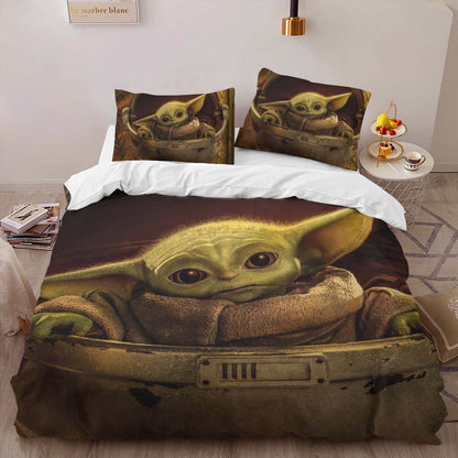 Baby Yoda Grogu Star Wars 15 Duvet Cover 2
