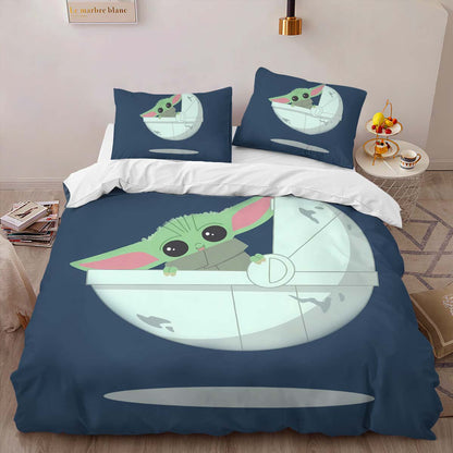 Baby Yoda Grogu Star Wars 7 Duvet Cover 2