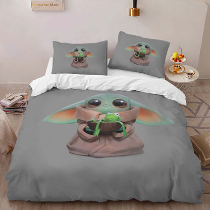 Baby Yoda Grogu Star Wars 8 Duvet Cover 2