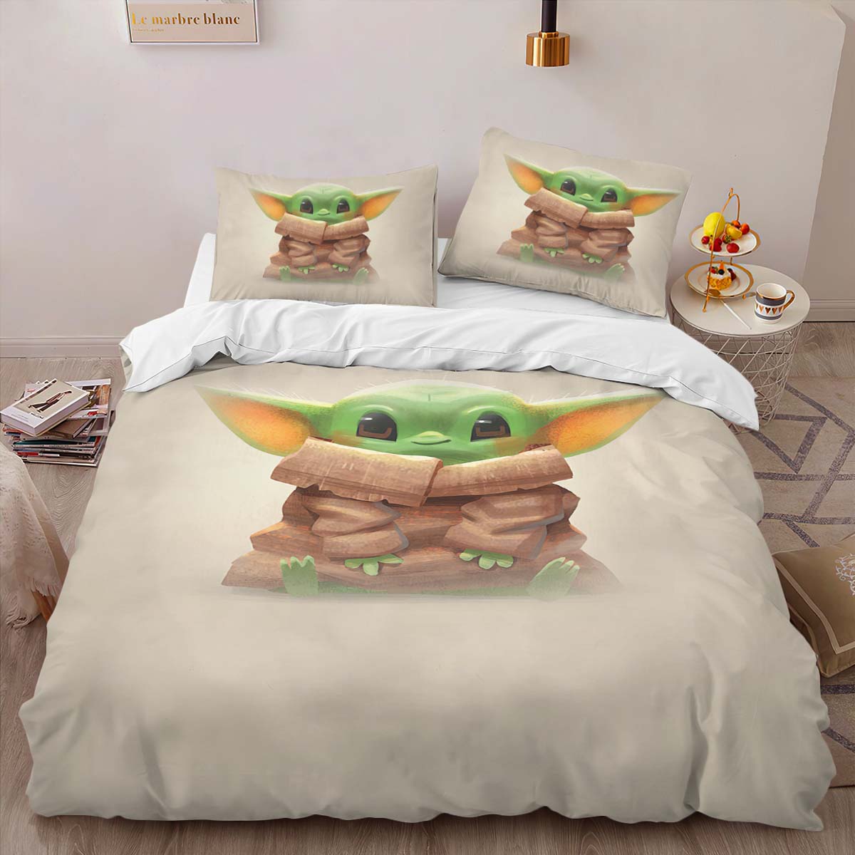 Baby Yoda Grogu Star Wars 9 Duvet Cover 2