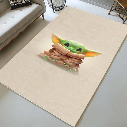 Baby Yoda Grogu Star Wars 9 Rug 2