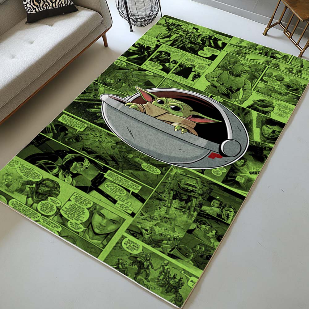 Baby Yoda Grogu Star Wars The Mandalorian Rug 2
