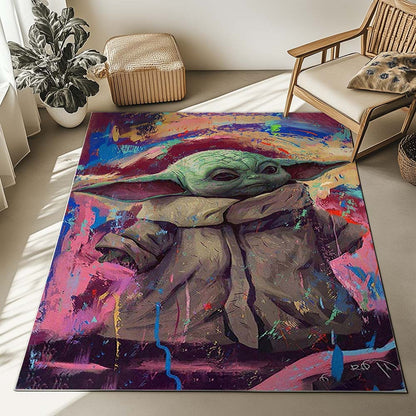 Baby Yoda So Cute Rug