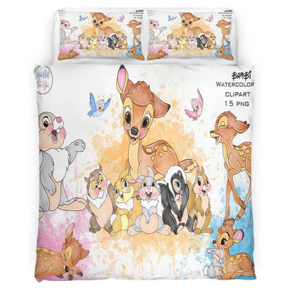 Bambi and Friends 04 Duvet Cover