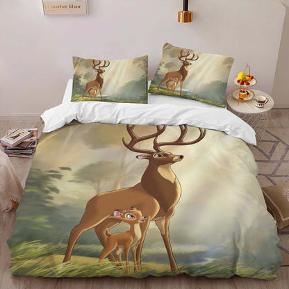 Bambi and His Father Duvet Cover 2