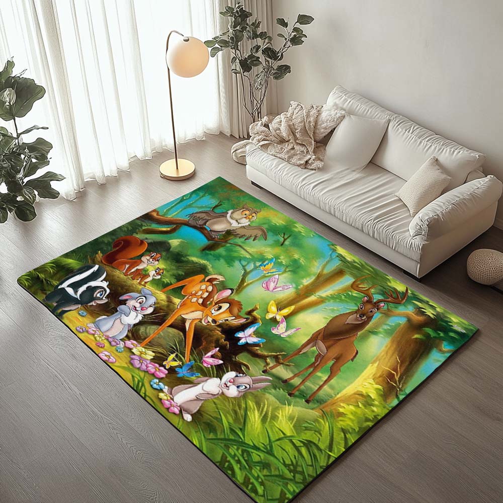 Bambi and the Animal Rug