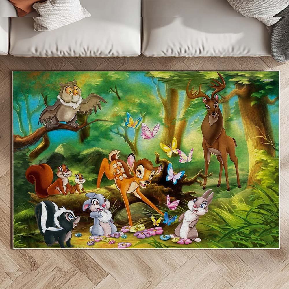 Bambi and the Animal Rug 2