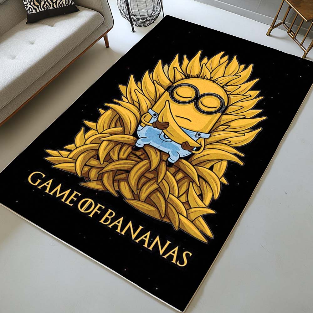Banana Minions Game of Bananas Rug