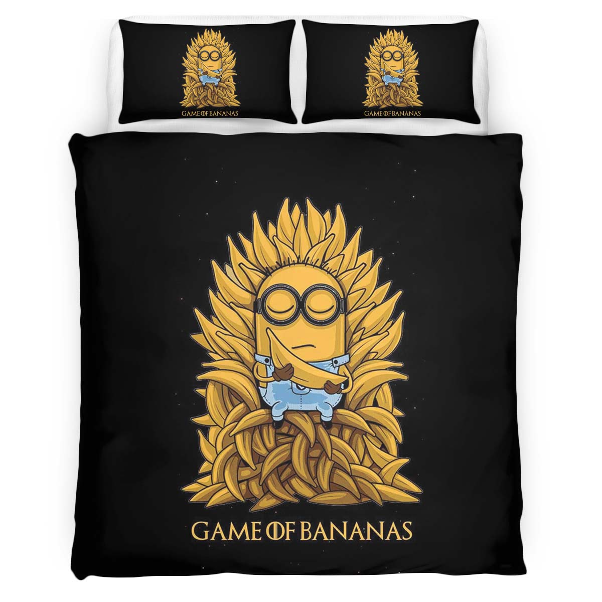 Banana Minions Game of Bananas Duvet Cover