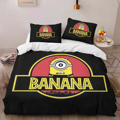 Banana Minions Jurassic Park Duvet Cover 2
