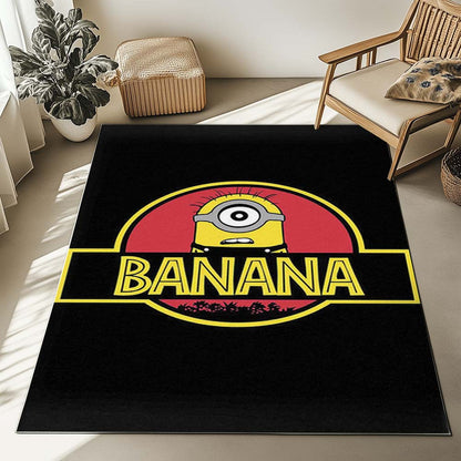 Banana Minions Jurassic Park Rug 2