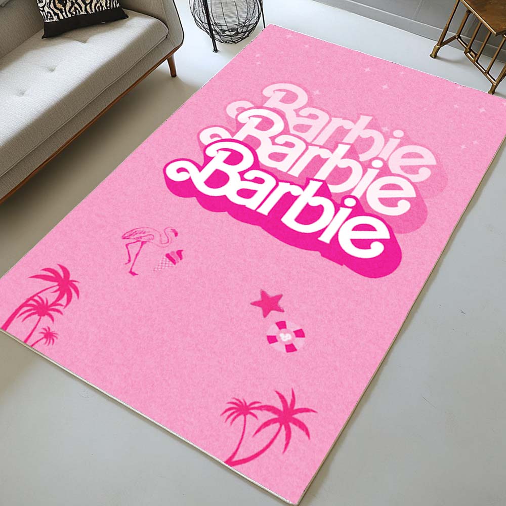 Barbie Pink Cute 2 Rug