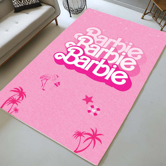 Barbie Pink Cute 2 Rug