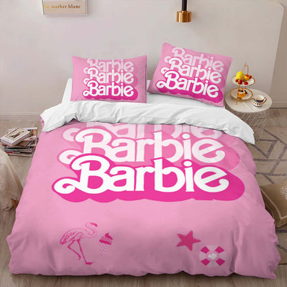 Barbie Pink Cute 2 Duvet Cover 2