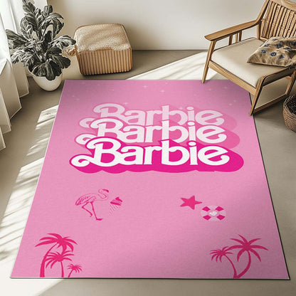 Barbie Pink Cute 2 Rug 2