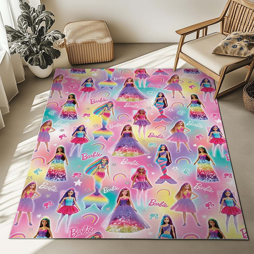 Barbie Rainbow Rug 2