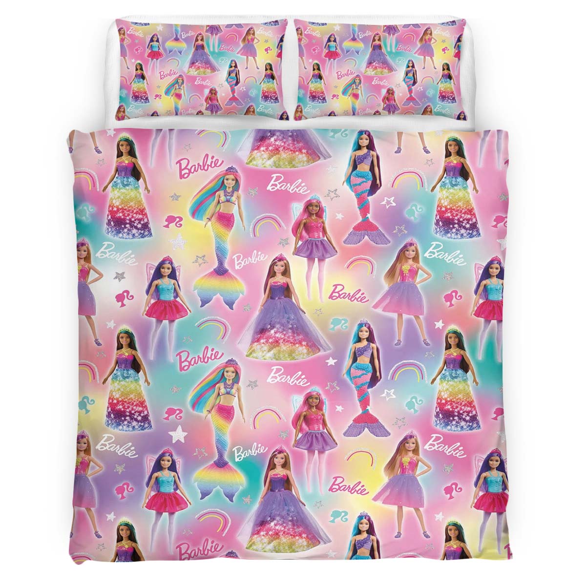 Barbie Rainbow Duvet Cover