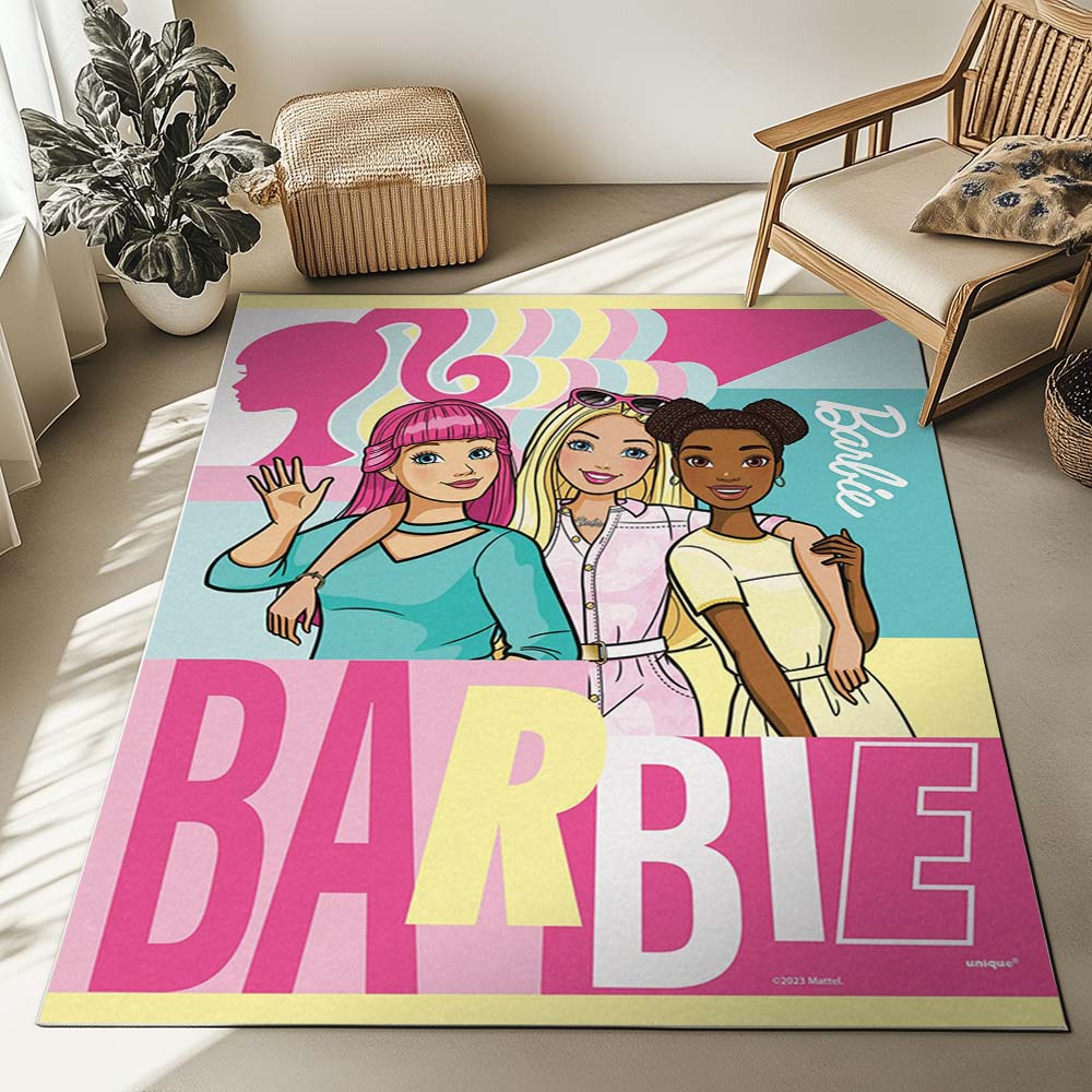 Barbie Three Girls Rug 2