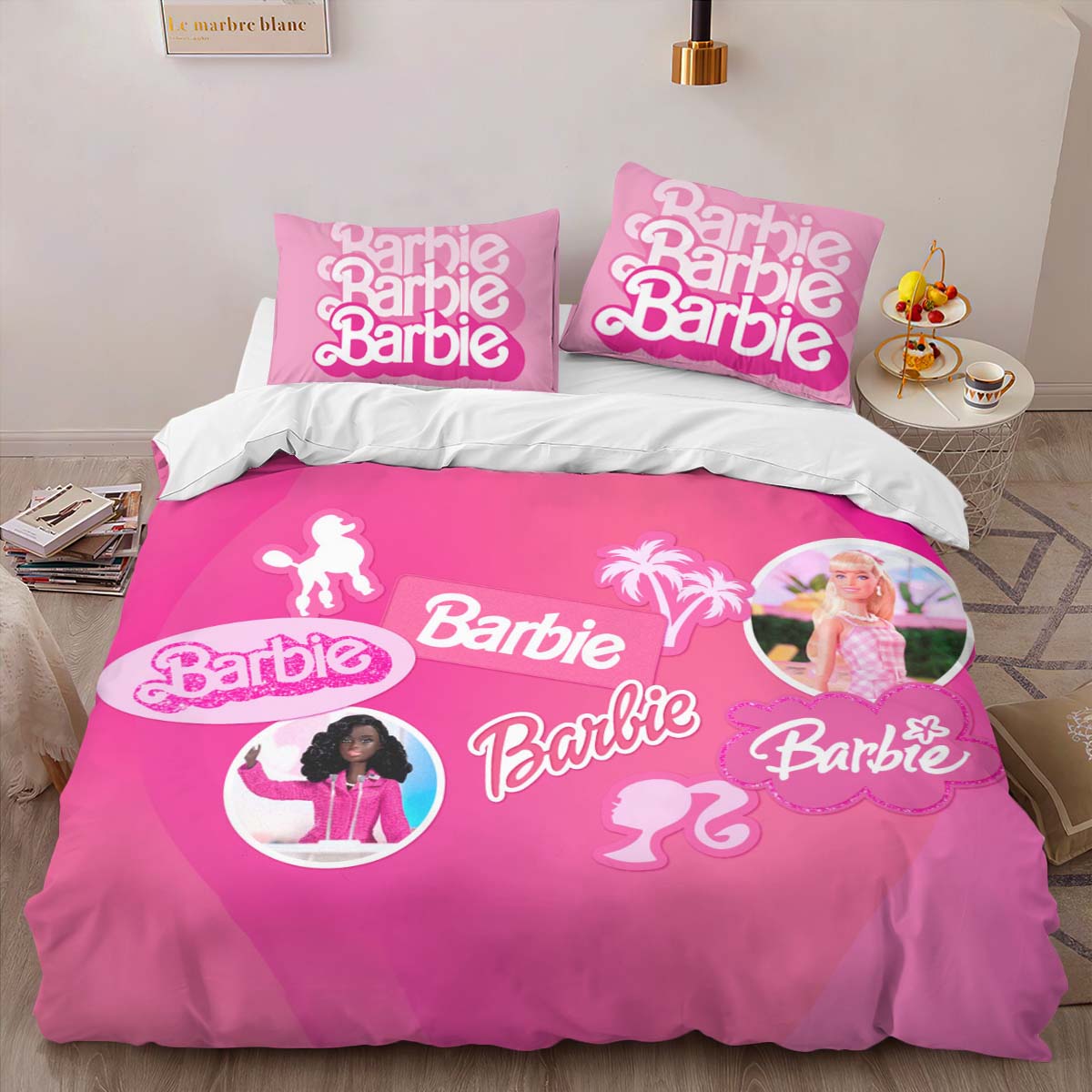 Barbie pink cute Duvet Cover 2
