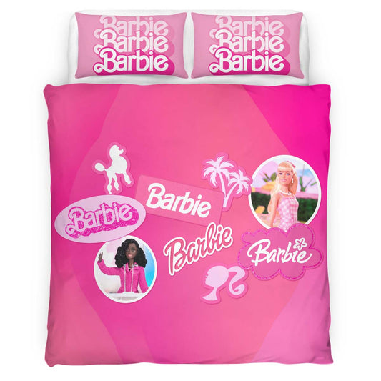 Barbie pink cute Duvet Cover