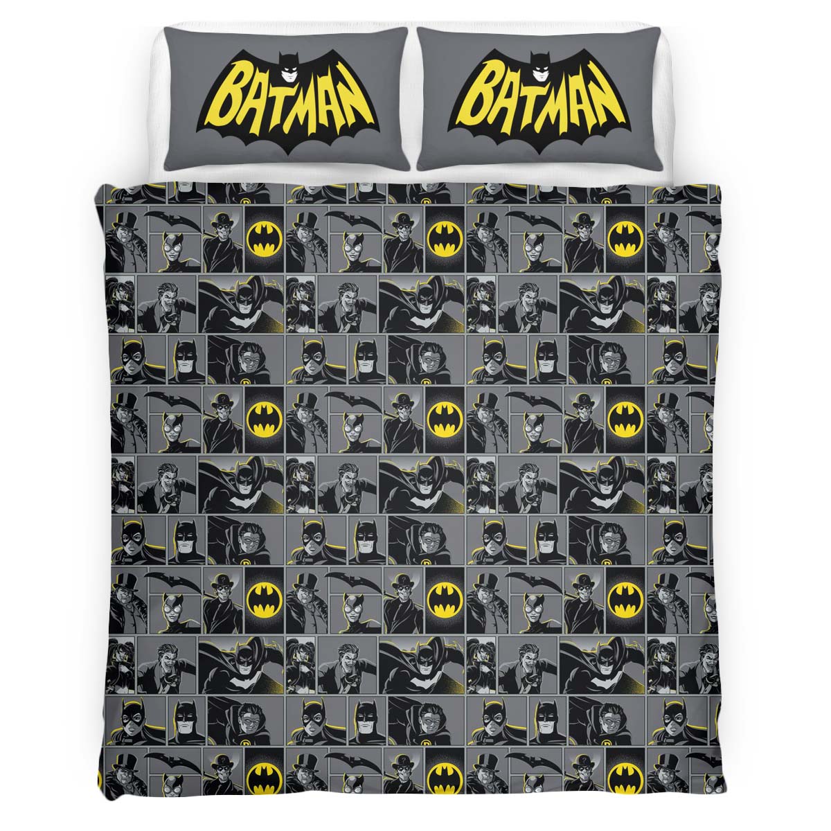 Batman DC Comic Characters Duvet Cover