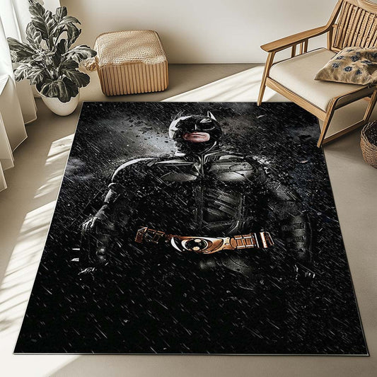 Batman Dark Night In Rain Rug