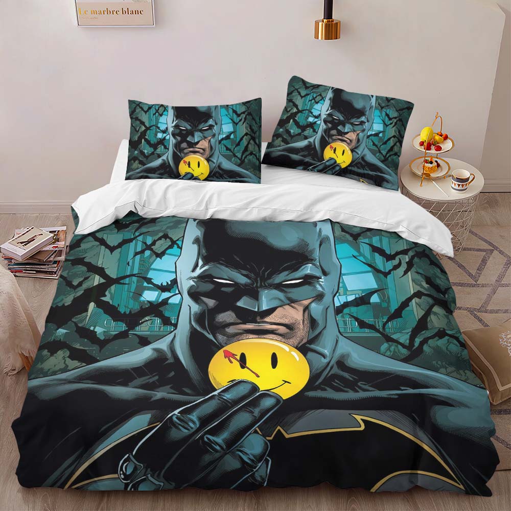 Batman Happy Pin Duvet Cover 2