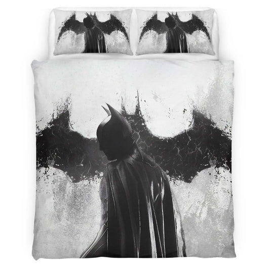 Batman Hero in DC Conmics Duvet Cover