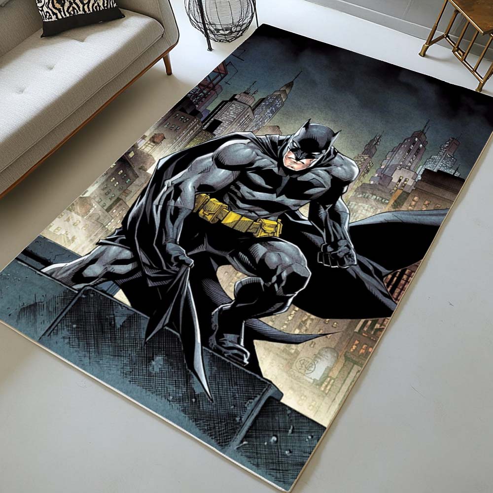 Batman Hero in dark night 01 Rug 2