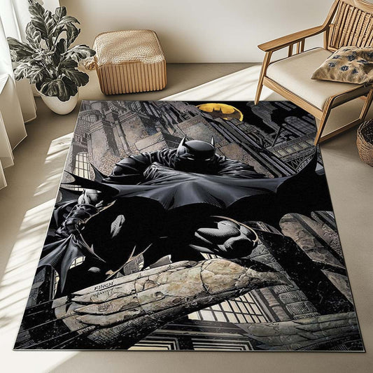 Batman Hero in dark night 02 Rug