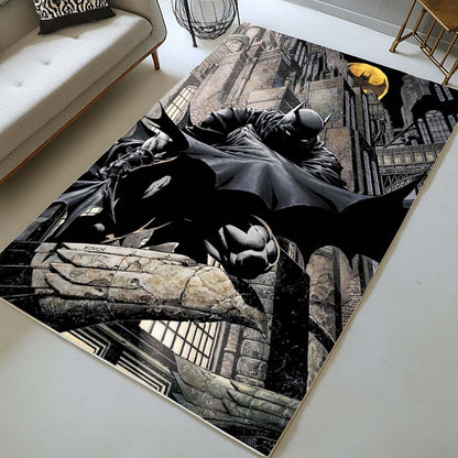Batman Hero in dark night 02 Rug 2