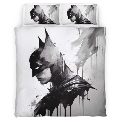 Batman Hero in dark night 040 Duvet Cover