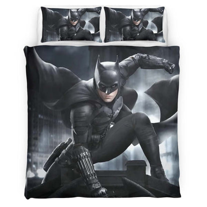 Batman Hero in dark night 4 Duvet Cover