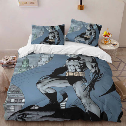 Batman Hero in dark night 8 Duvet Cover 2