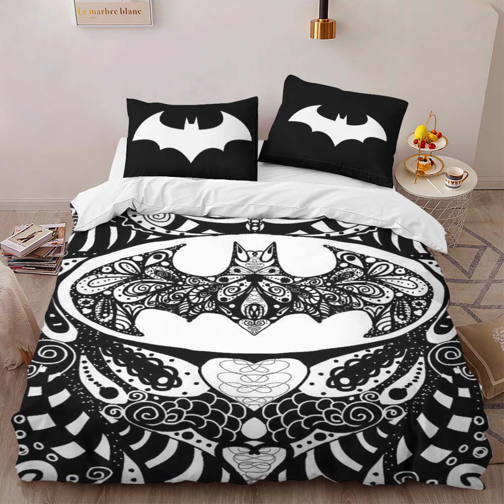 Batman Mandala Style DC Comics Duvet Cover 2