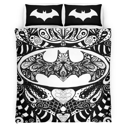 Batman Mandala Style DC Comics Duvet Cover