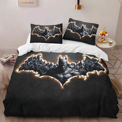 Batman and the villain Duvet Cover 2