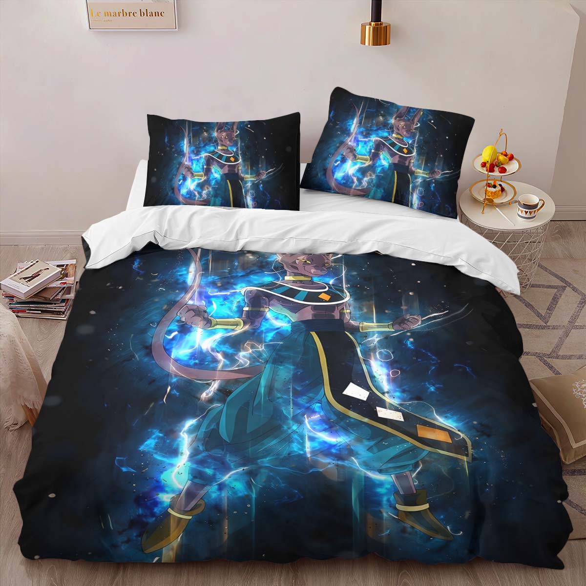 Beerus God of Destruction Dragon Ball x Fortnite Duvet Cover 2