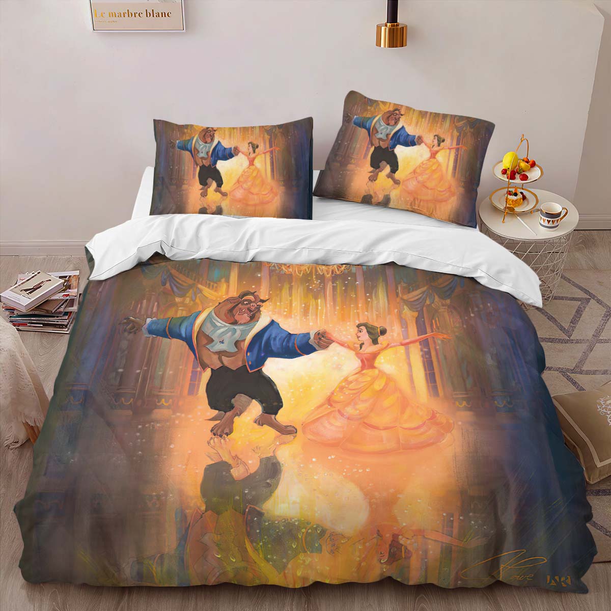 Bella Beauty and the Beast 1 Duvet Cover 2
