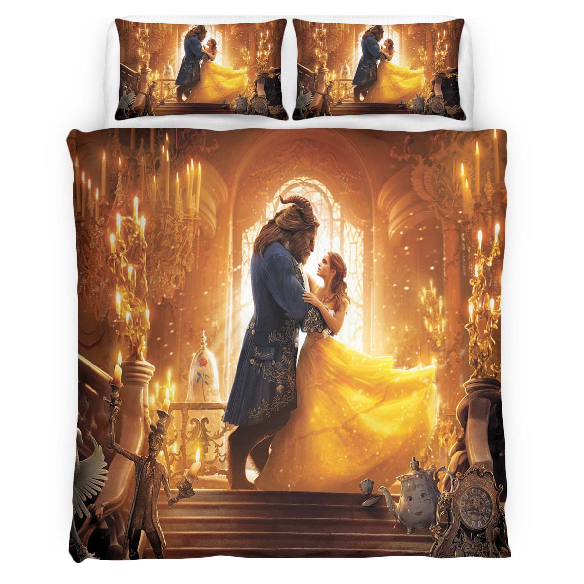 Bella Beauty and the Beast 13 Duvet Cover