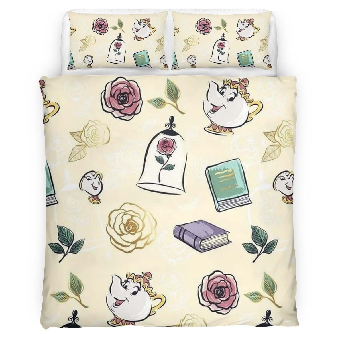 Bella Beauty and the Beast 28 Duvet Cover