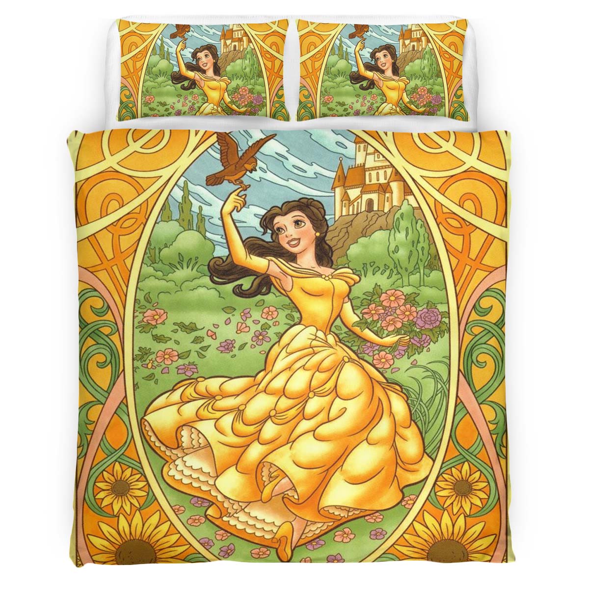 Bella Beauty and the Beast 7 Duvet Cover