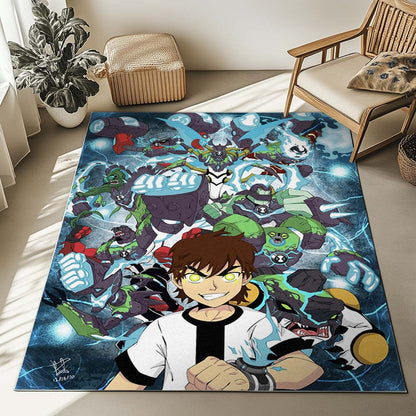 Ben 10 All Characters 12 Rug 2