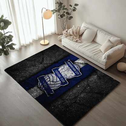 Birmingham City FC EFL Championship Black Stone Rug