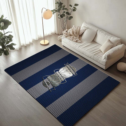 Birmingham City FC EFL Championship Blue And White Metal Mesh Rug