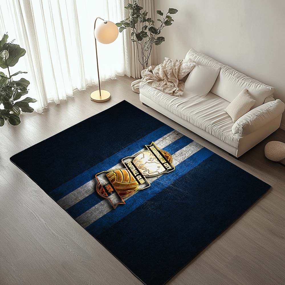 Birmingham City FC EFL Championship Blue Metal Rug